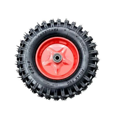 Roata pentru Roaba cu Rulment si Crampoane 4.80-8, Ax 20mm, Model Polar Pro