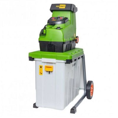 Tocator de crengi si resturi vegetale Procraft PLS2800, electric, 2800 W, diametru max. 44 mm