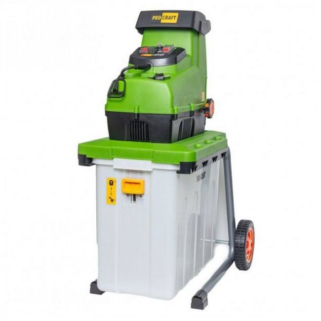 Tocator de crengi si resturi vegetale Procraft PLS2800, electric, 2800 W, diametru max. 44 mm