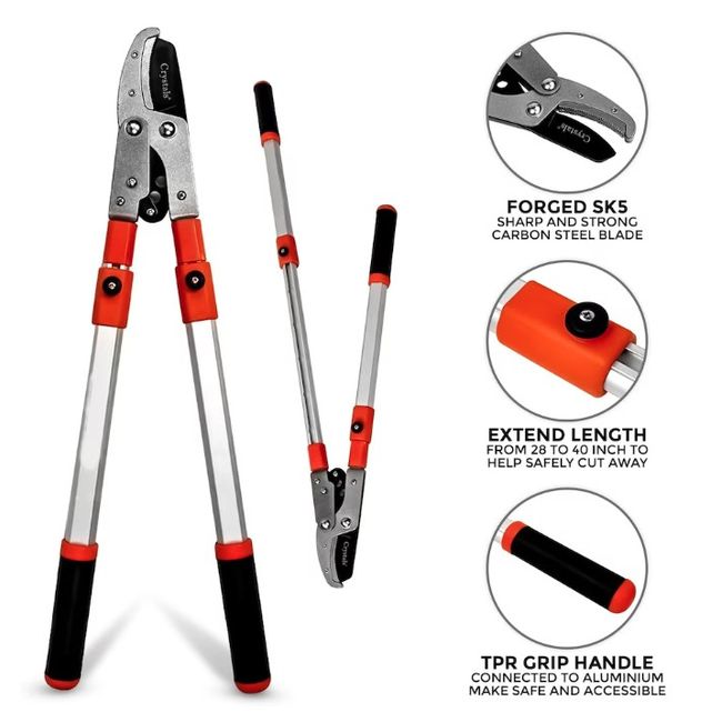 Foarfeca Extensibila pentru Crengi Micul Fermier, din aluminiu