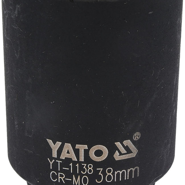 Cheie tubulara lunga de impact, 38mm, 3/4" CR-MO, Yato YT-1138