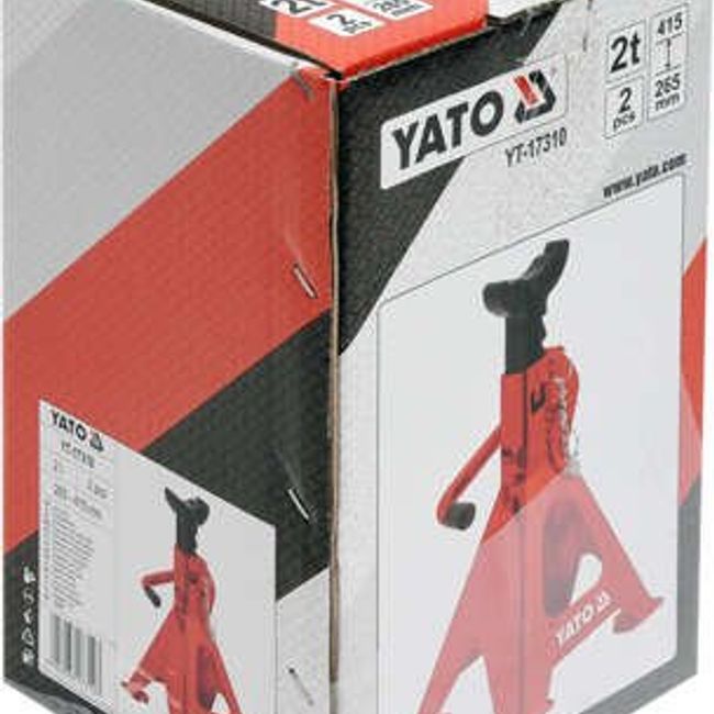 Set 2 suporti pentru auto, Yato YT-17310, capacitate 2 Tone