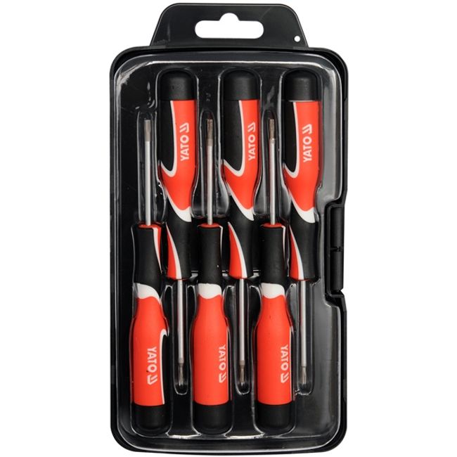 Set 6 surubelnite de precizie, Yato YT-25862, Torx T5-T10