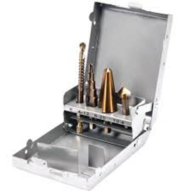Set 4 burghie in trepte pentru metal Yato YT-44705