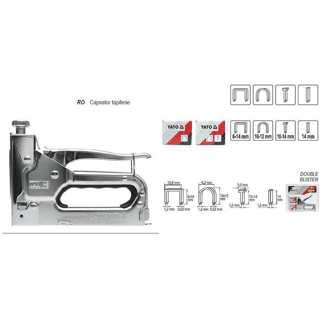 Capsator manual, Yato, YT-7000, capse 6-14mm