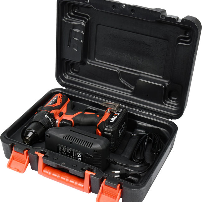 Masina de gaurit / insurubat, cu percutie, Yato YT-82788, cu 1 acumulator, 18 V, 2 Ah, Li-Ion