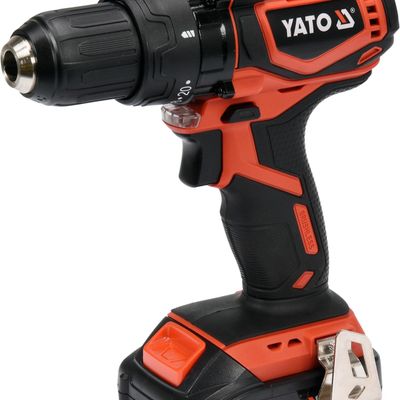 Masina de gaurit / insurubat, cu percutie, Yato YT-82788, cu 1 acumulator, 18 V, 2 Ah, Li-Ion