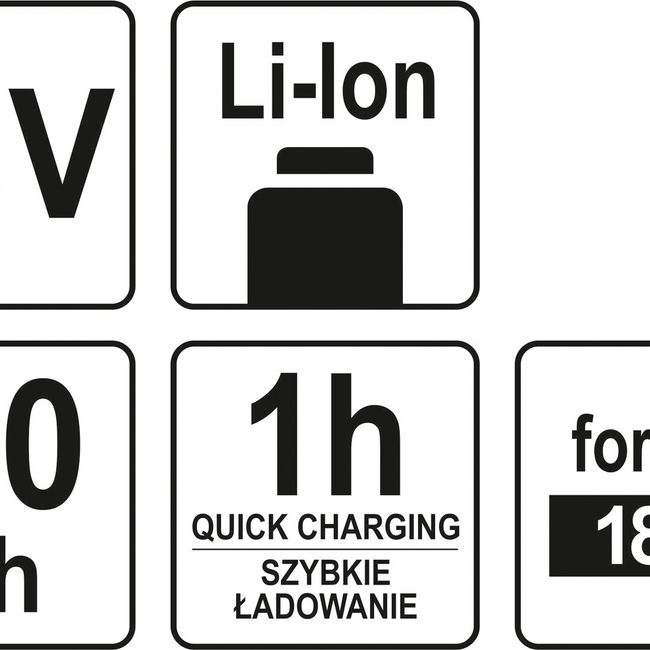 Acumulator Yato YT-828461, Li-Ion, 18 V, 2 Ah
