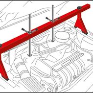Suport Ridicare Motor Maxim 500 KG, Yato YT-55568