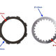 Kit discuri ambreiaj ATV / Cross YX140, 140cc