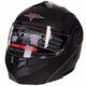 Casca flip up FGN cu ochelari de soare, negru mat