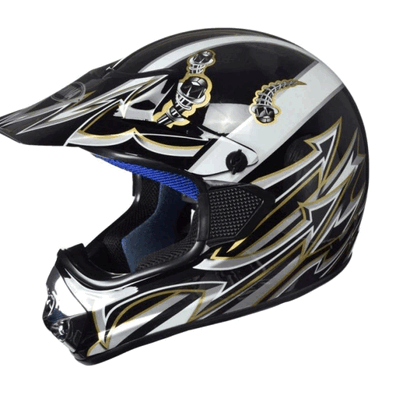 Casca cross Atv, Enduro TN8686-31, culoare negru-gri, marimea L (59-60)