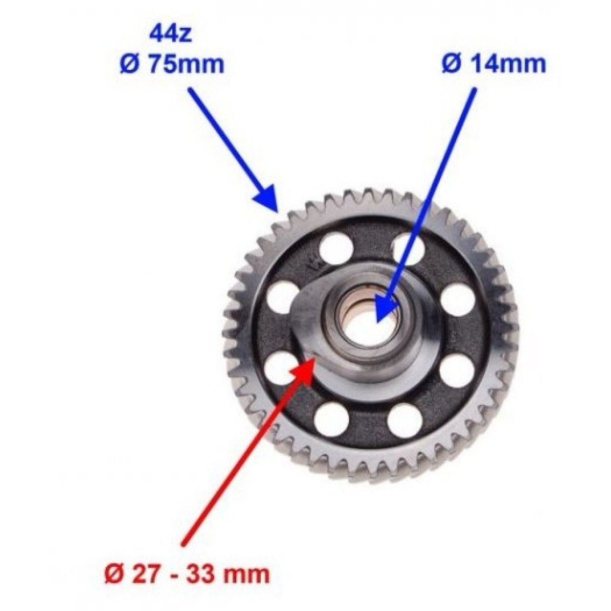 Pinion distributie ATV Shineray XY200STIIE-B, 44 dinti - MiroMoto