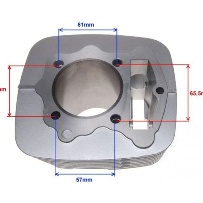 Set motor / kit cilindru Atv CB 250cc 4T, 65.4 mm, racire pe aer