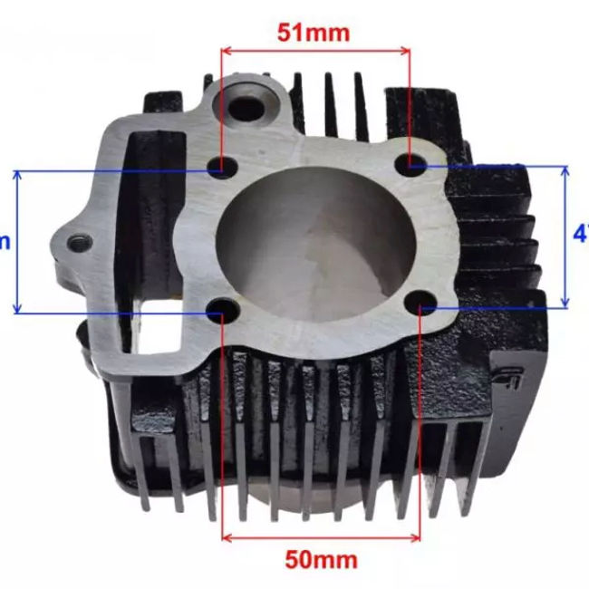 Set motor / kit cilindru Atv 107cc-110cc 4T, 52.4 mm, racire pe aer