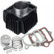 Set motor / kit cilindru Atv 107cc-110cc 4T, 52.4 mm, racire pe aer