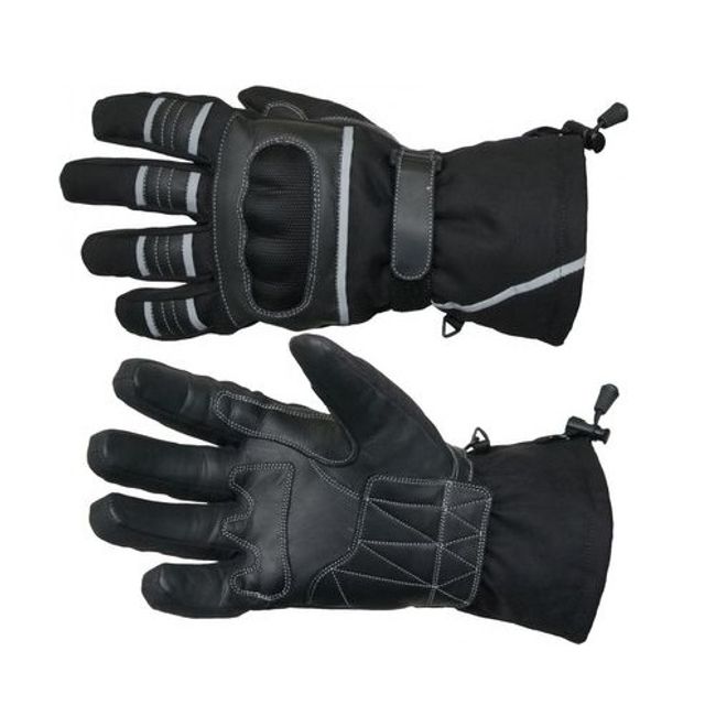 Manusi moto / ATV cu protectii pentru monturi, impermeabile, izolate termic, TITANUS, marimea S