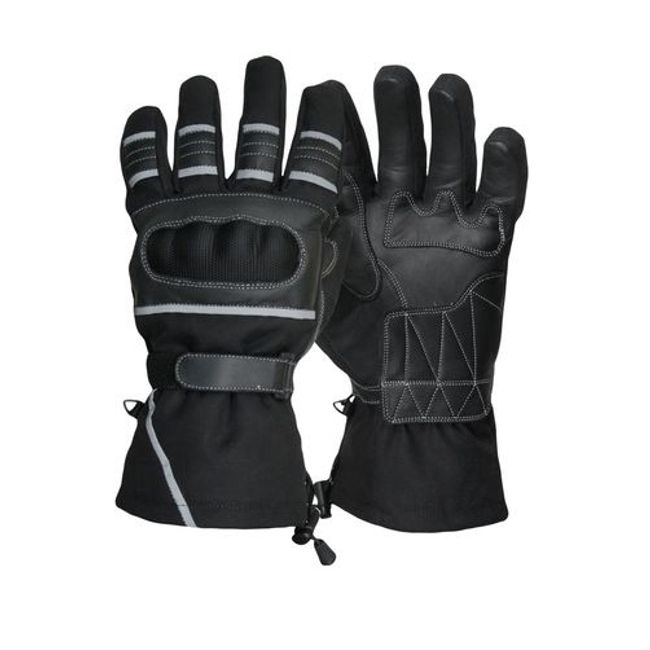 Manusi moto / ATV cu protectii pentru monturi, impermeabile, izolate termic, TITANUS, marimea S