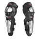 Set protectii moto, genunchere si cotiere, prindere Velcro, benzi elastice, protectie aluminiu, ventilate