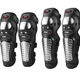 Set protectii moto, genunchere si cotiere, prindere Velcro, benzi elastice, protectie aluminiu, ventilate