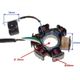 Magnetou / stator aprindere Atv 110cc - 125cc, 6 bobine, 5 fire, model ZQ2001