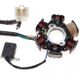 Magnetou / stator aprindere Atv 110cc - 125cc, 6 bobine, 5 fire, model ZQ2001