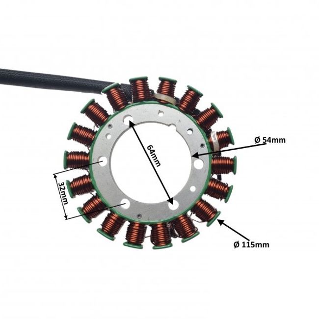 Magnetou / stator aprindere Atv Yamaha YFM 350 / 400 Big Bear / Warrior / Wolverine / Raptor 2000-2013