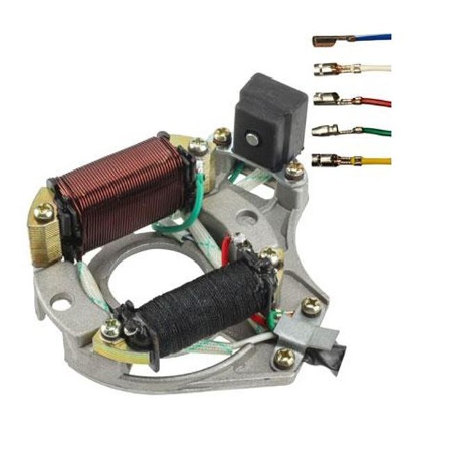 Magnetou / stator aprindere Atv 50cc - 110cc, 2 bobine si senzor de scanteie, 5 fire