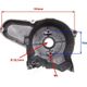 Capac magnetou stanga ATV 50cc, 70cc, 90cc, 110cc, 125cc (pentru magnetou cu 2 bobine)