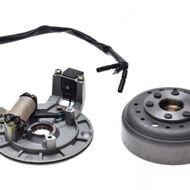 Magnetou / stator aprindere + Volanta Cross YX140 (model cu 1 bobina)