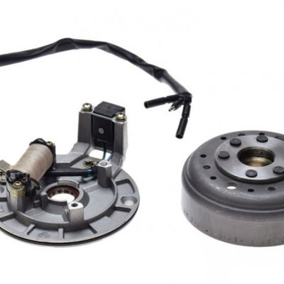 Magnetou / stator aprindere + Volanta Cross YX140 (model cu 1 bobina)