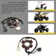 Magnetou / stator aprindere Atv 110cc - 125cc, 6 bobine, 5 fire, model 2