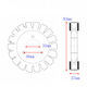 Magnetou / stator aprindere Atv Linhai 250cc - 300cc, Yamaha Majesty, 18 bobine, 93 mm