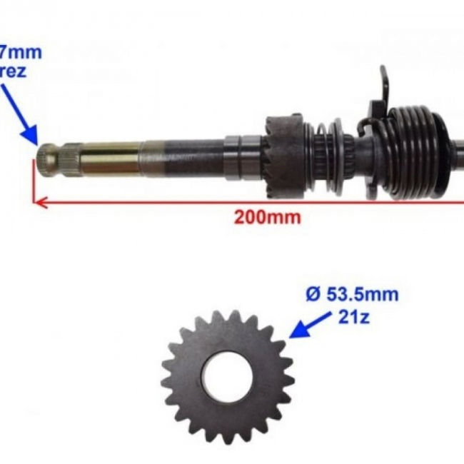 Mecanism pornire Cross YX140, 140cc