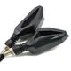 Set 2 semnalizari moto cu led 12V, semnalizare galbena si pozitie alba