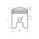 Kit piston ATV Bahan 250cc (69 mm)