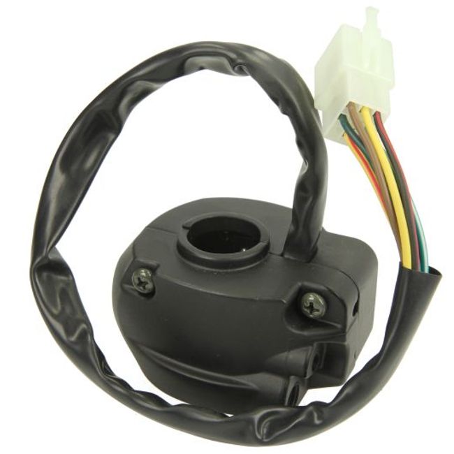Bloc comanda lumini + buton pornire scuter, ATV (partea dreapta)