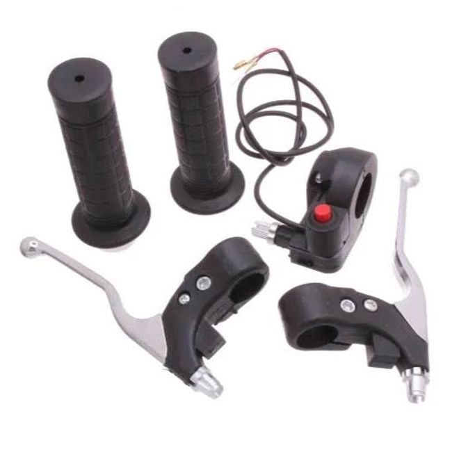 Set maneta acceleratie si manete frana Pocket Bike