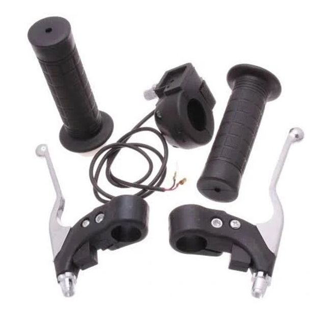 Set maneta acceleratie si manete frana Pocket Bike