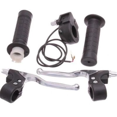 Set maneta acceleratie si manete frana Pocket Bike