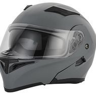 Casca flip up FGN cu ochelari de soare, gri