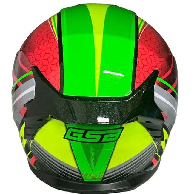 Casca moto full face GSB Garnet, multicolor, marimea L (59-60)