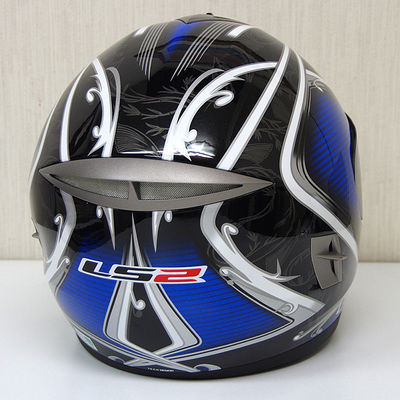Casca moto full face/Integrala, LS2 FF366, culoare negru / albastru
