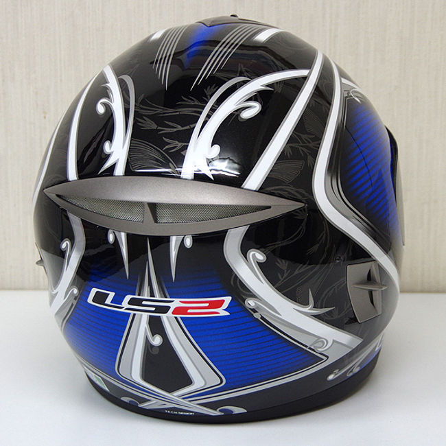Casca moto full face/Integrala, LS2 FF366, culoare negru / albastru