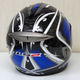 Casca moto full face/Integrala, LS2 FF366, culoare negru / albastru