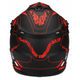 Casca cross Atv, Enduro SNON, culoare negru/rosu, marimea L (59-60)