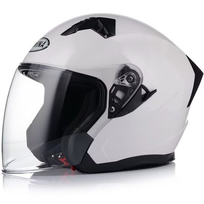 Casca moto semi-integrala, JK528 , culoare alb