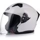 Casca moto semi-integrala, JK528 , culoare alb