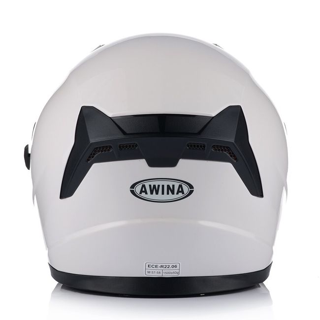 Casca moto semi-integrala, JK528 , culoare alb