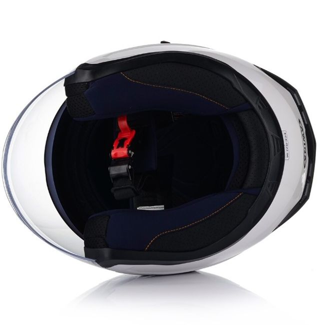 Casca moto semi-integrala, JK528 , culoare alb